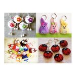 جاسوئیچی و آویز نمدی کیف مدرسه