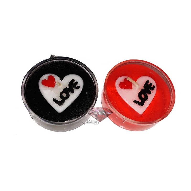 شمع وارمر طرح LOVE جفتی