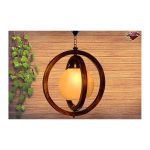 لوستر چوبی تک شاخه مدل ونوس