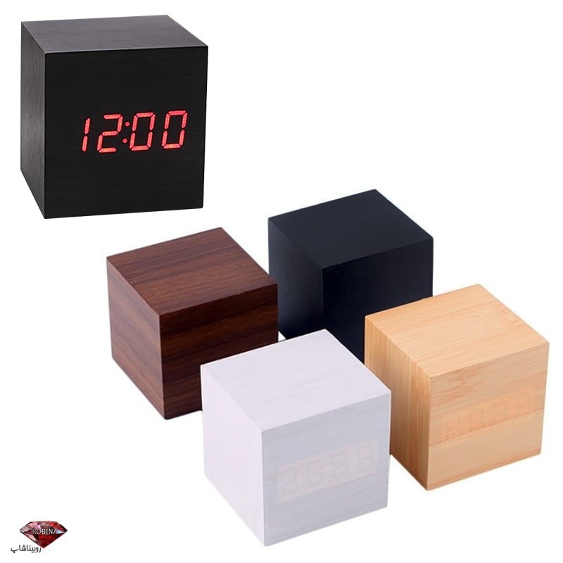 ساعت هوشمند طرح چوب مکعب