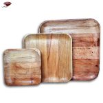 بشقاب مربع چوبی