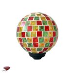 چراغ باغی خورشیدی مدل کریستال رنگی