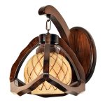 دیوار کوب چوبی مدل آسمان