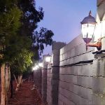 چراغ دیواری انگلیسی حیاطی و باغی