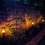 چراغ باغی خورشیدی سولونیکس طرح شعله متحرک