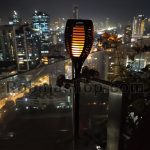 چراغ باغی خورشیدی سولونیکس طرح شعله متحرک