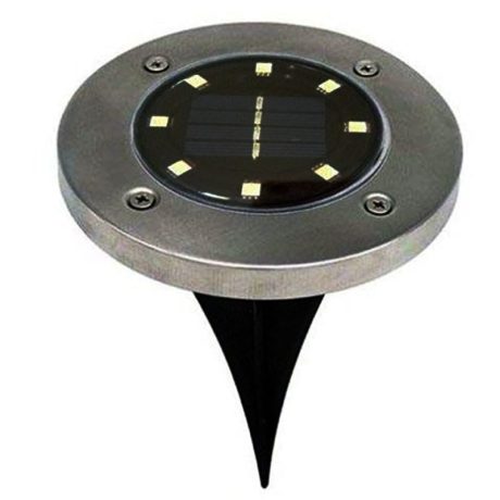 چراغ خورشیدی زمینی 8LED دفنی دیسکی سولونیکس