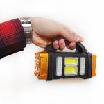 نورافکن دستی خورشیدی پرنور سولونیکس مدل HB-2678