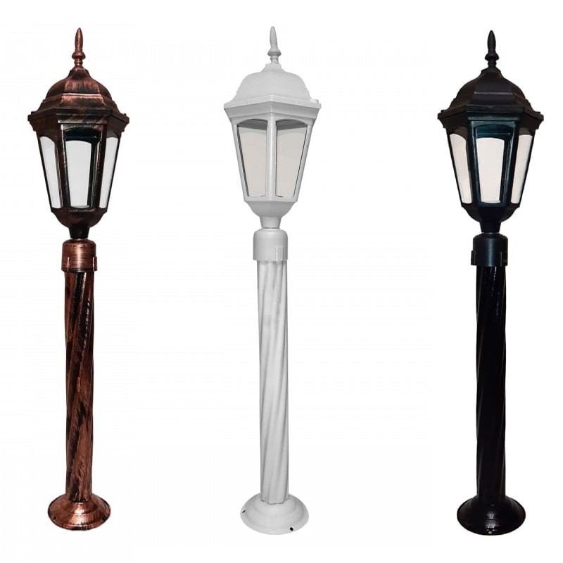 چراغ باغی مدل انگلیسی پایه فلزی
