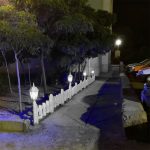 چراغ باغی مدل انگلیسی پایه فلزی