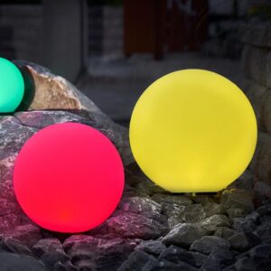 چراغ حبابی رنگی باغی سردری توپی