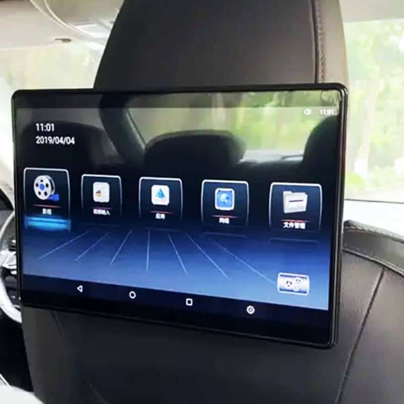 مانیتور پشت صندلی خودرو با سیستم عامل اندروید 10 اینچ، مناسب برای سرگرمی و مسافرت.